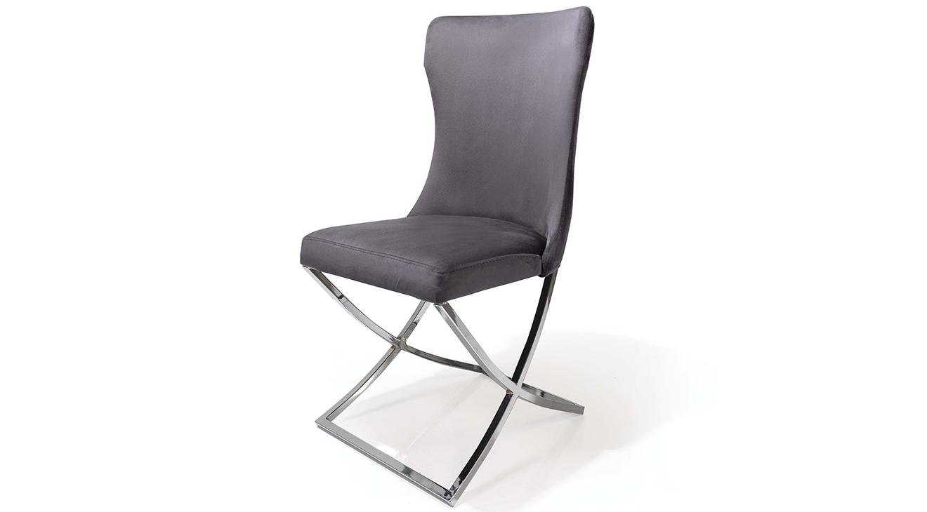 Elit Gümüş Metal Ayaklı Sandalye